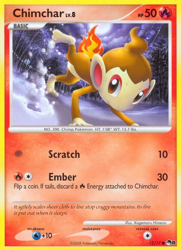 Image for Chimchar (012/017) (POP Series 8) - Pokemon