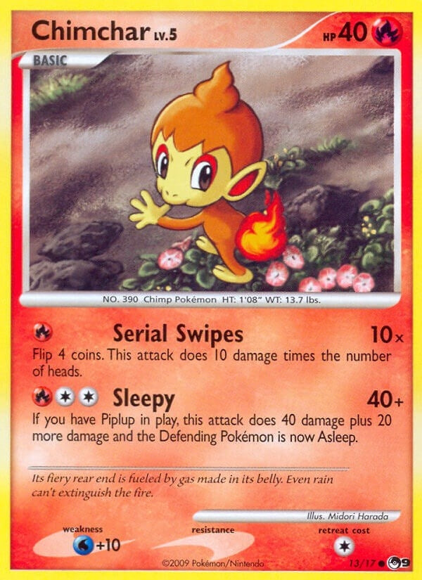 Image for Chimchar (013/017) (POP Series 9) - Pokemon