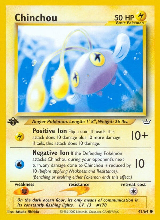 Image for Chinchou (42/64) (Neo Revelation) - Pokemon