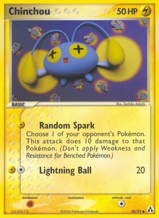 Image for Chinchou (50/92) (Legend Maker) - Pokemon