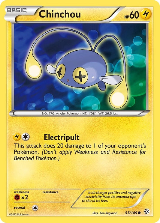 Image for Chinchou (55/149) (Boundaries Crossed) - Pokemon