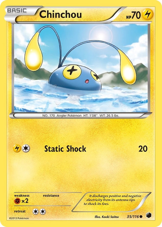 Image for Chinchou (35/116) (Plasma Freeze) - Pokemon