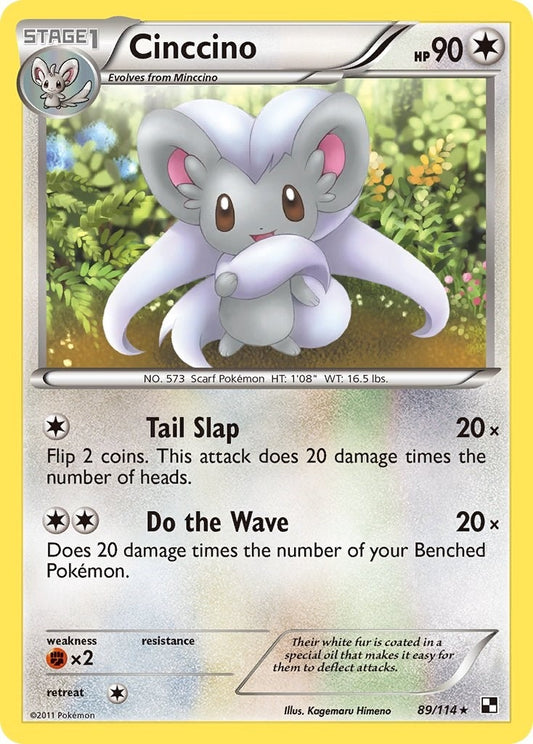 Image for Cinccino (89/114) (Black and White) - Pokemon