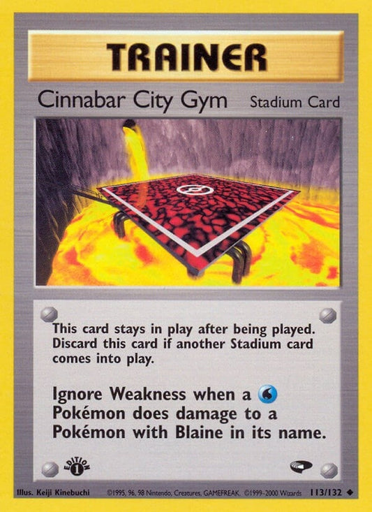 Image for Cinnabar City Gym (113/132) (Gym Challenge) - Pokemon