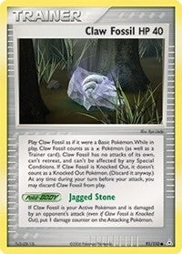 Image for Claw Fossil (91/110) (Holon Phantoms) - Pokemon