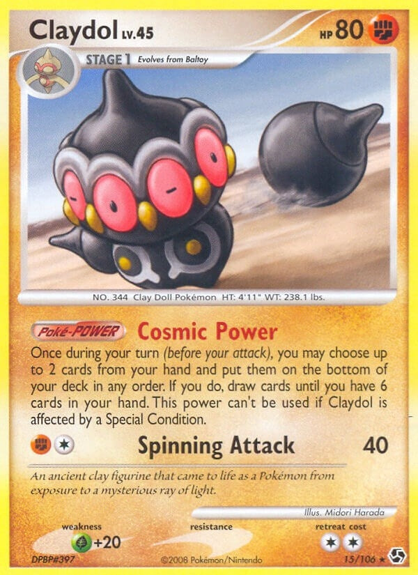Image for Claydol (15/106) (Great Encounters) - Pokemon