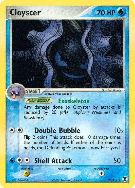 Image for Cloyster (20/112) (FireRed & LeafGreen) - Pokemon