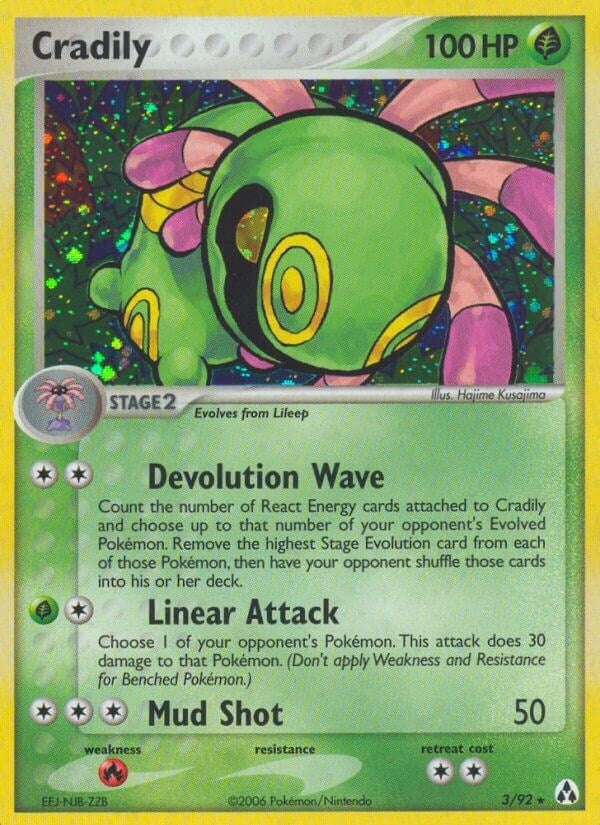 Image for Cradily (3/92) (Legend Maker) - Pokemon