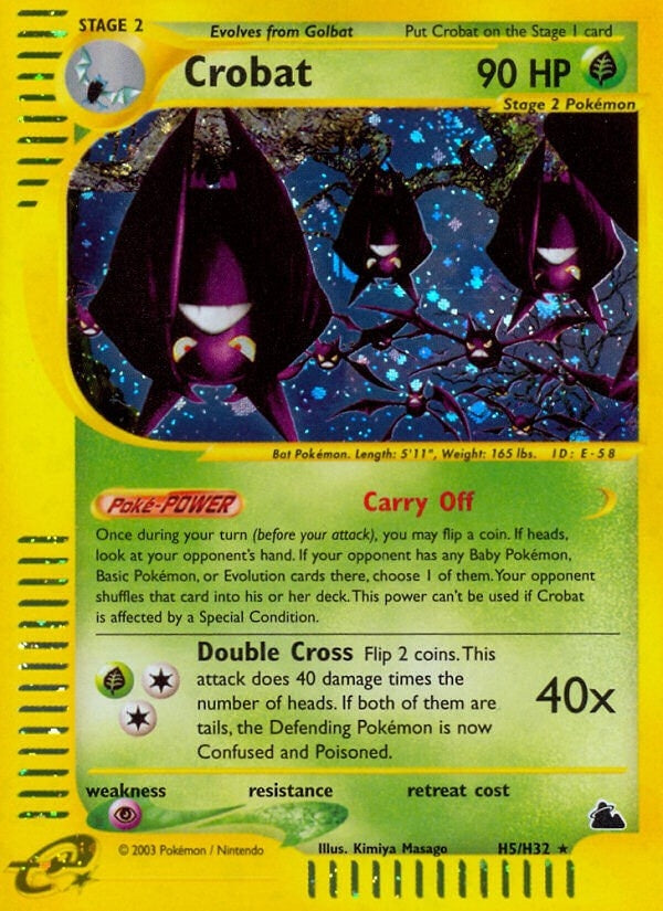 Image for Crobat (H5) (H05/H32) (Skyridge) - Pokemon
