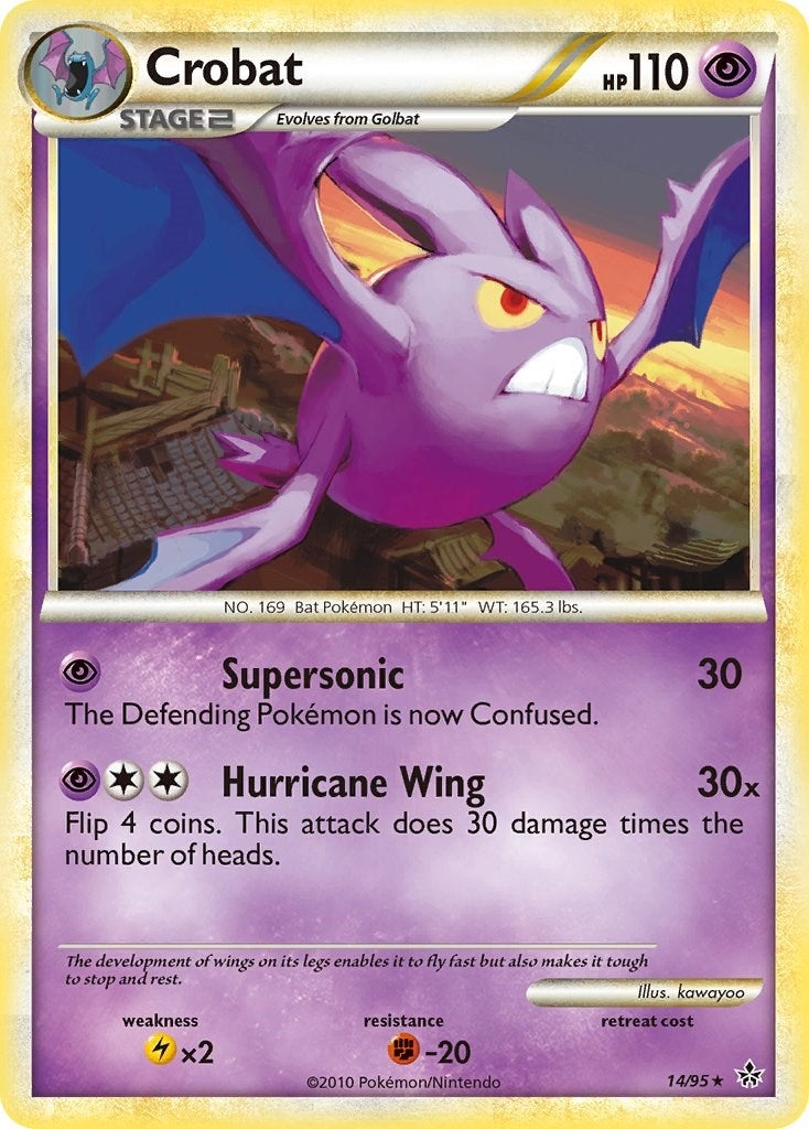 Image for Crobat (14/95) (Unleashed) - Pokemon