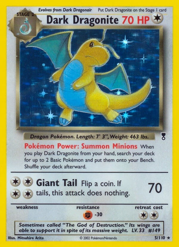 Image for Dark Dragonite (005/110) (Legendary Collection) - Pokemon