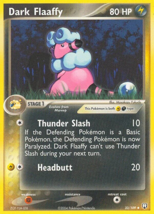 Image for Dark Flaaffy (33/109) (Team Rocket Returns) - Pokemon