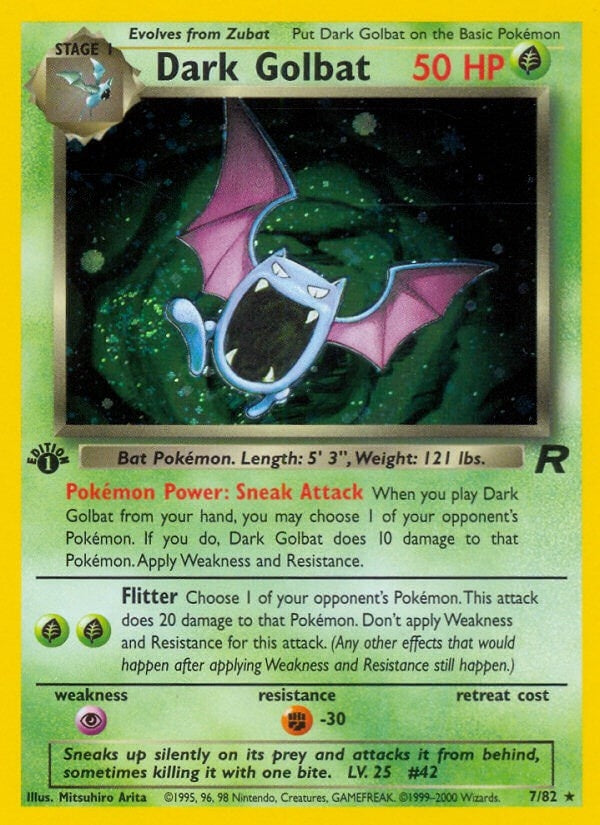 Image for Dark Golbat (7) (07/82) (Team Rocket) - Pokemon