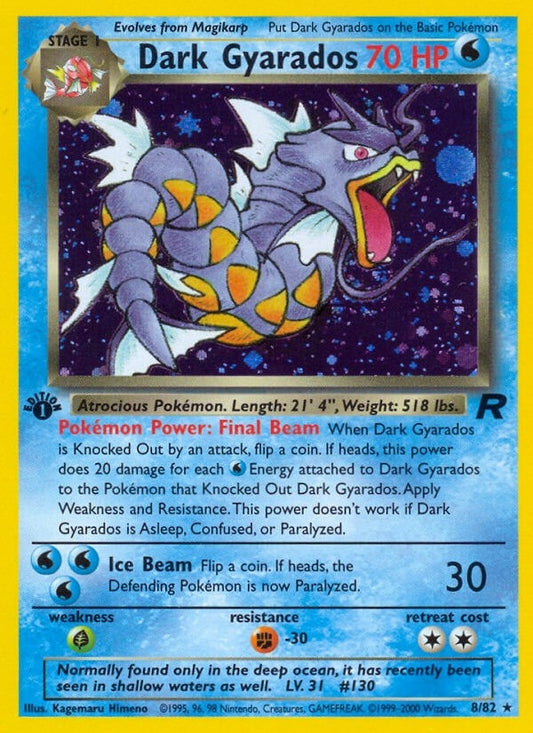 Image for Dark Gyarados (8) (08/82) (Team Rocket) - Pokemon