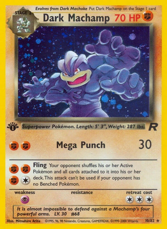 Image for Dark Machamp (10) (10/82) (Team Rocket) - Pokemon