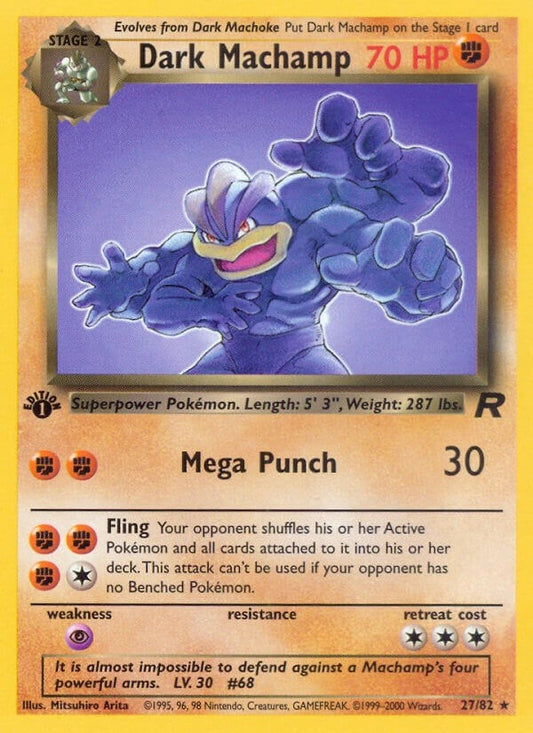 Image for Dark Machamp (27) (27/82) (Team Rocket) - Pokemon