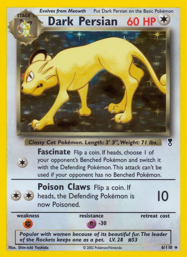 Image for Dark Persian (006/110) (Legendary Collection) - Pokemon