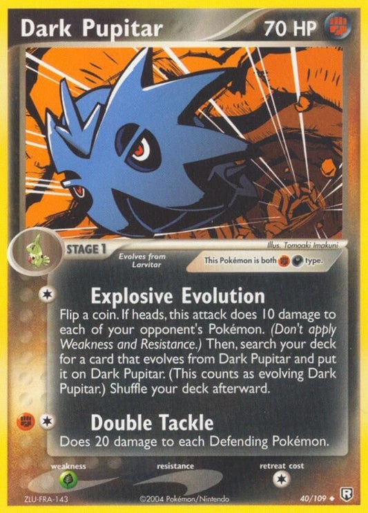 Image for Dark Pupitar (40/109) (Team Rocket Returns) - Pokemon