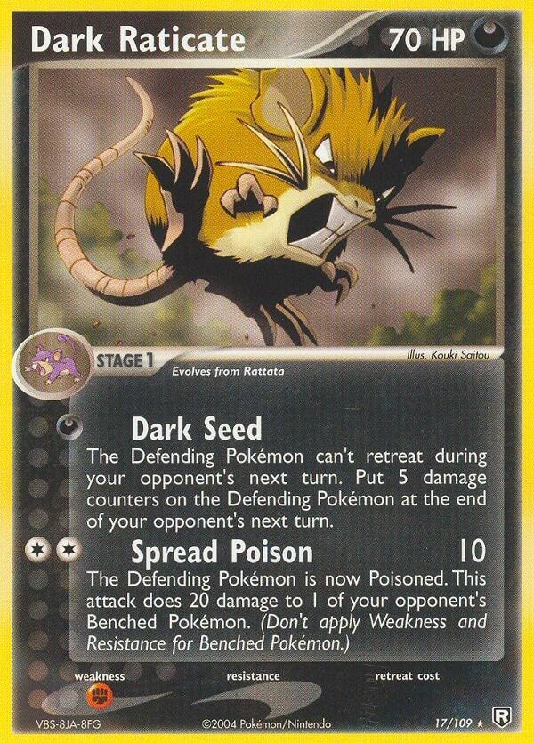 Image for Dark Raticate (17/109) (Team Rocket Returns) - Pokemon