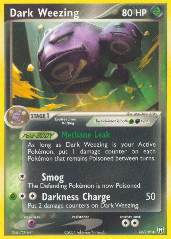 Image for Dark Weezing (42/109) (Team Rocket Returns) - Pokemon