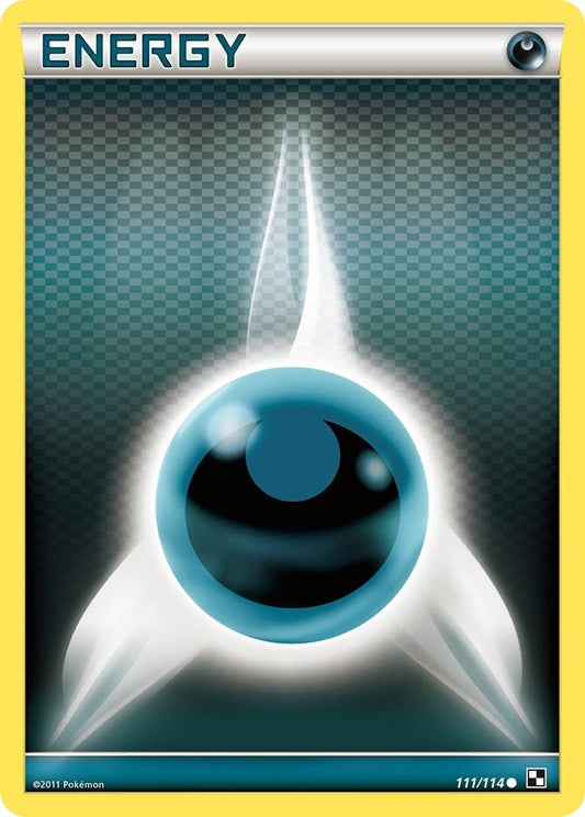 Image for Darkness Energy (Basic) (111/114) (Black and White) - Pokemon