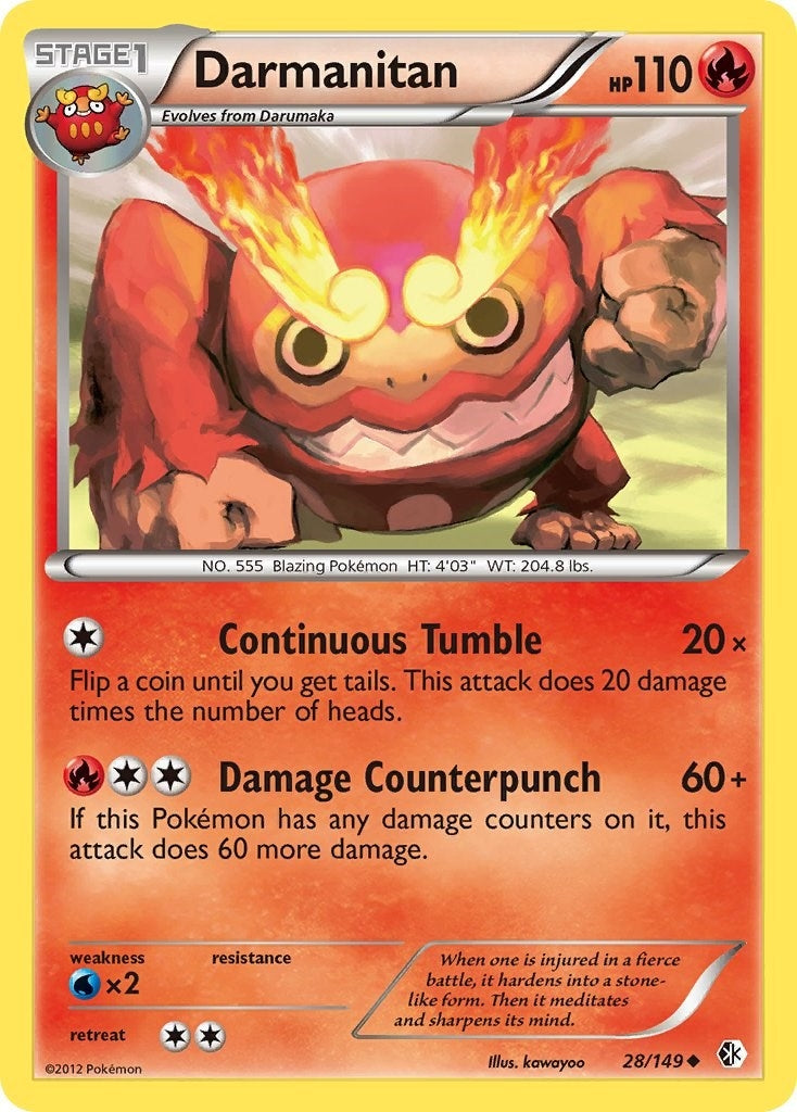 Image for Darmanitan (28/149) (Boundaries Crossed) - Pokemon