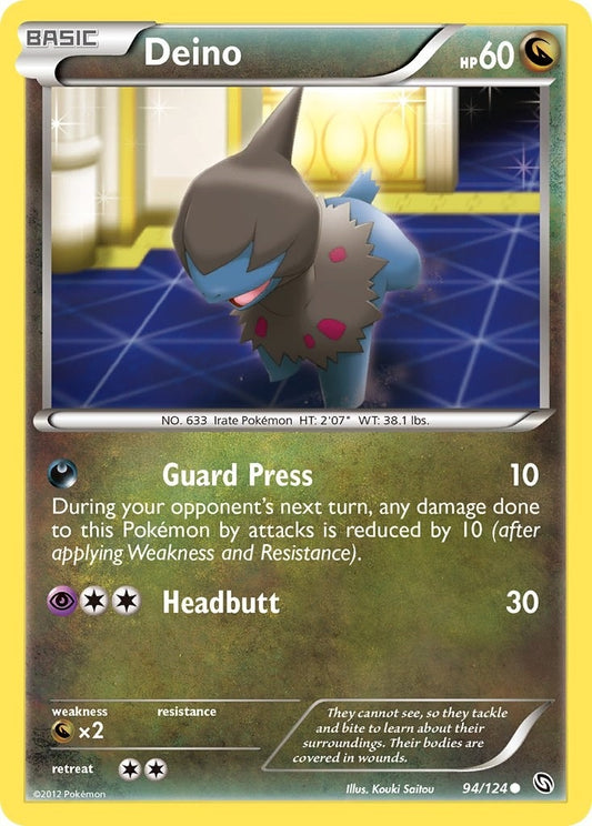 Image for Deino (94) (94/124) (Dragons Exalted) - Pokemon