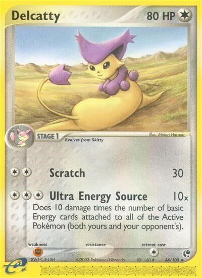 Image for Delcatty (34/100) (Sandstorm) - Pokemon