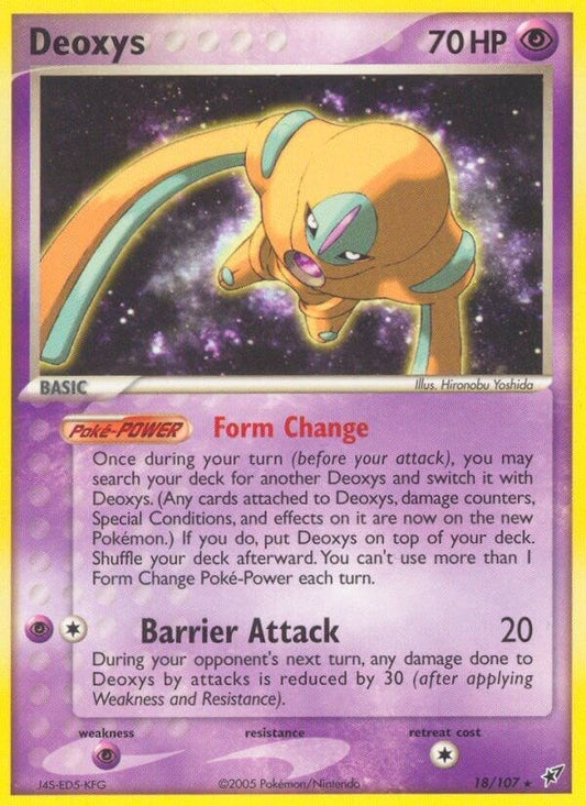 Image for Deoxys (Defense Forme) (18/107) (Deoxys) - Pokemon