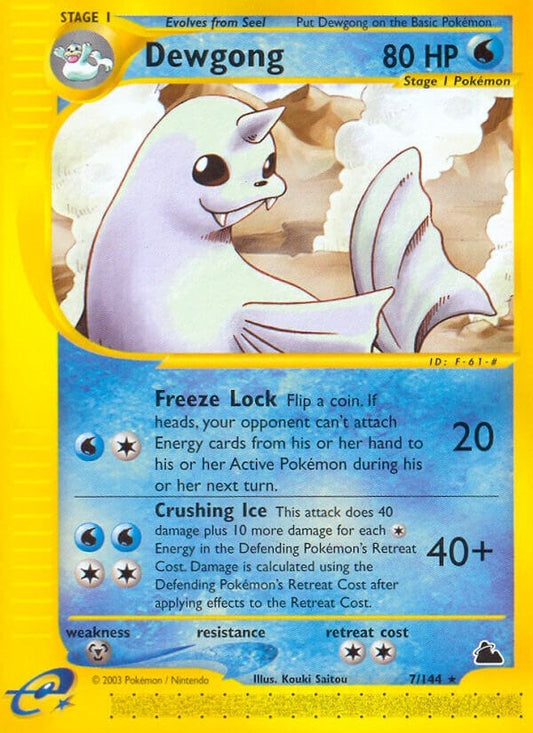 Image for Dewgong (7) (007/144) (Skyridge) - Pokemon