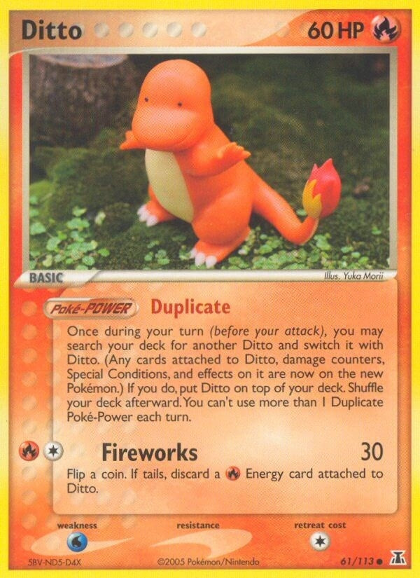 Image for Ditto - 61/113 (Charmander) (061/113) (Delta Species) - Pokemon