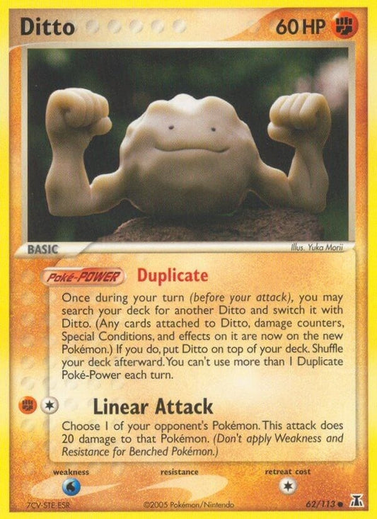 Image for Ditto (Geodude) (62/113) (Delta Species) - Pokemon