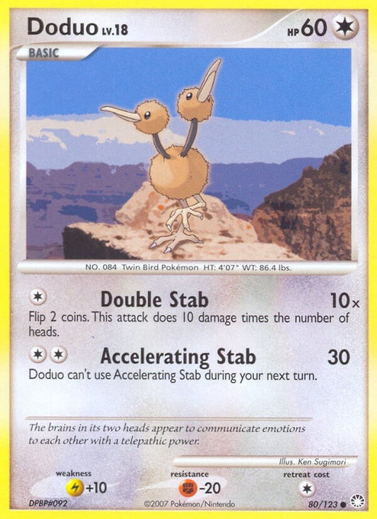 Image for Doduo (80/123) (Mysterious Treasures) - Pokemon