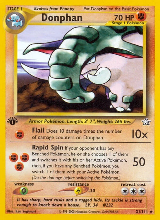Image for Donphan (021/111) (Neo Genesis) - Pokemon