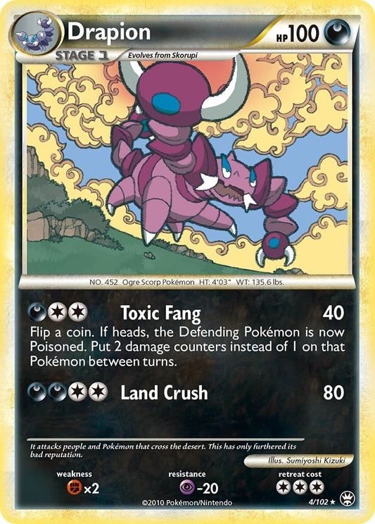 Image for Drapion (4/102) (Triumphant) - Pokemon