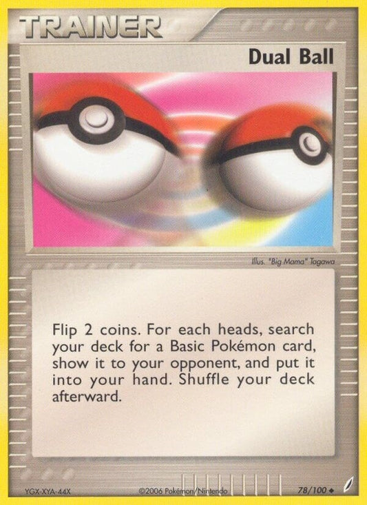 Image for Dual Ball (78/100) (Crystal Guardians) - Pokemon