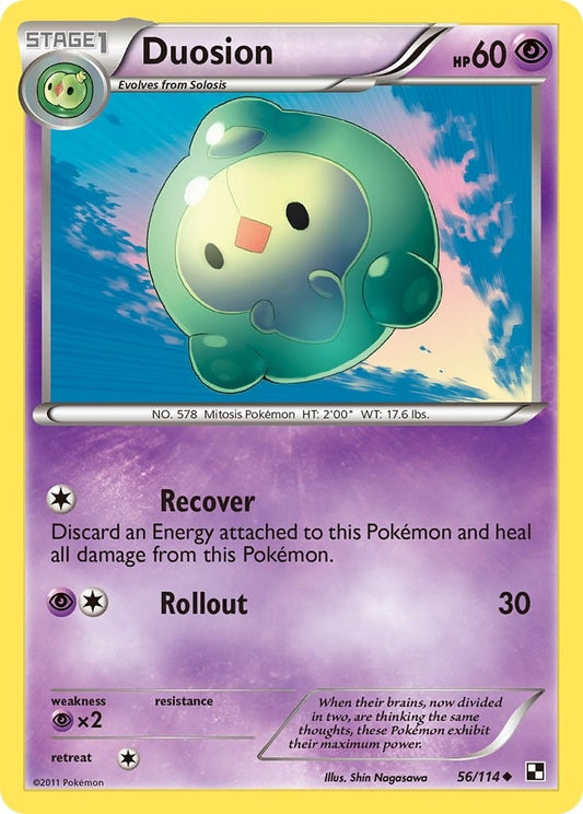 Image for Duosion (56/114) (Black and White) - Pokemon