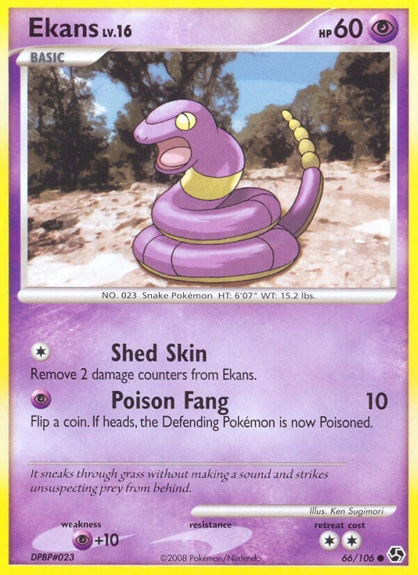 Image for Ekans (66/106) (Great Encounters) - Pokemon