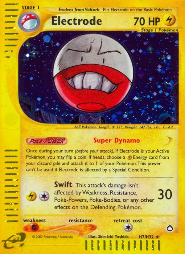 Image for Electrode (H7) (H07/H32) (Aquapolis) - Pokemon