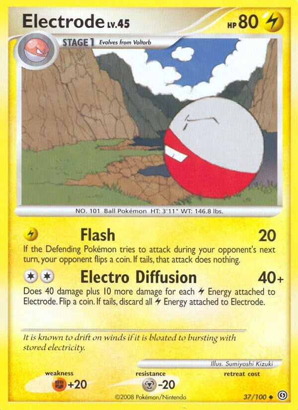 Image for Electrode (37) (37/100) (Stormfront) - Pokemon