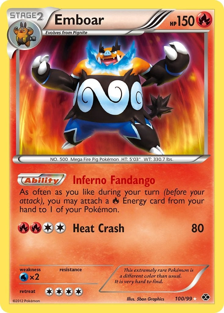 Image for Emboar (100/99) (Next Destinies) - Pokemon