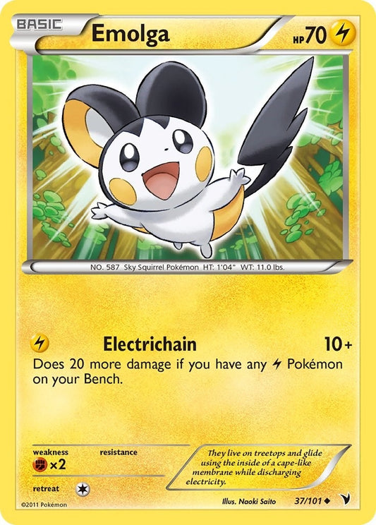 Image for Emolga (37/101) (Noble Victories) - Pokemon