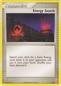 Image for Energy Search (Plusle) (8/12) (EX Trainer Kit 2: Plusle & Minun) - Pokemon