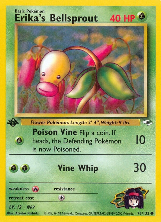Image for Erika's Bellsprout (75) (075/132) (Gym Heroes) - Pokemon