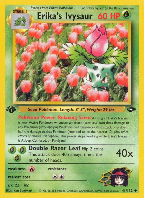 Image for Erika's Ivysaur (041/132) (Gym Challenge) - Pokemon