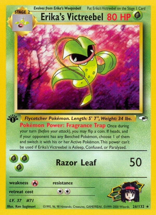 Image for Erika's Victreebel (026/132) (Gym Heroes) - Pokemon