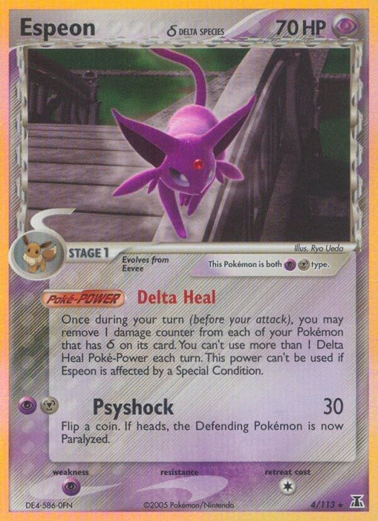 Image for Espeon (Delta Species) (4/113) (Delta Species) - Pokemon