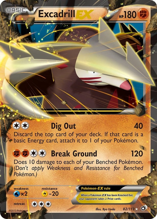 Image for Excadrill EX (82/113) (Legendary Treasures) - Pokemon