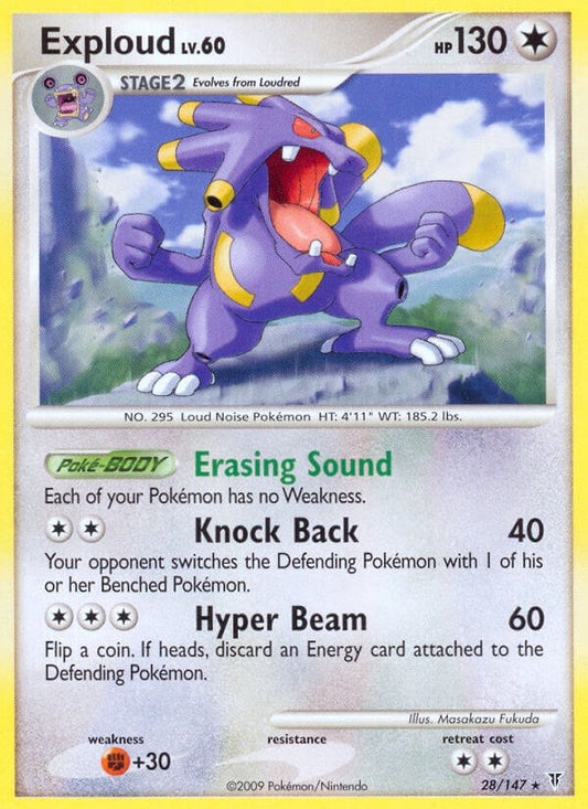 Image for Exploud (28) (Supreme Victors) - Pokemon