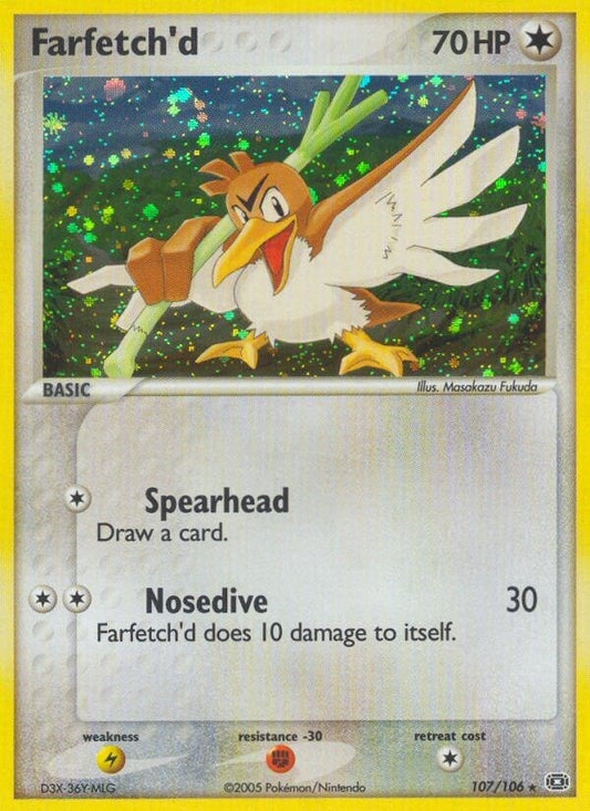 Image for Farfetch'd (Secret Rare) (107/106) (Emerald) - Pokemon